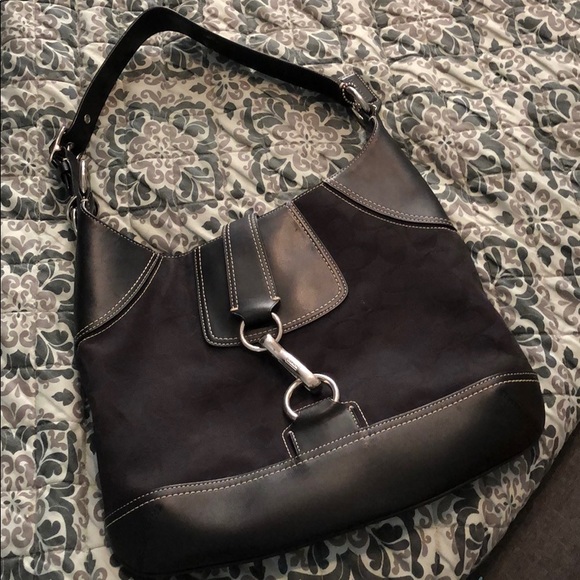 Black Coach Purse - Authentic - EUC - Picture 3 of 8